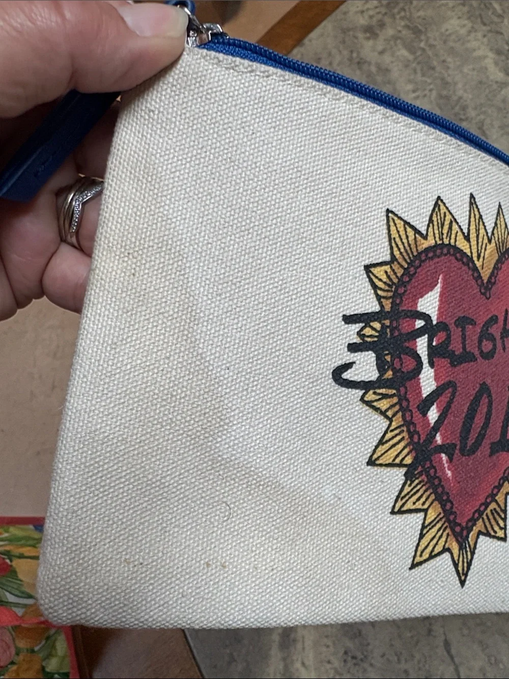 Brighton canvas cosmetic